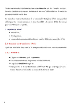 L'épidémiologie sur initiation au logiciel SPSS Tome 1