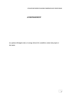 L'égalité des parties en matière d'arbitrage dans l'espace OHADA