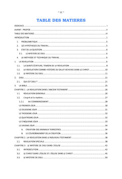 Révélation du mystère de Dieu dans la Bible