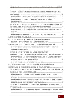 Le civisme fiscal au Sénégal