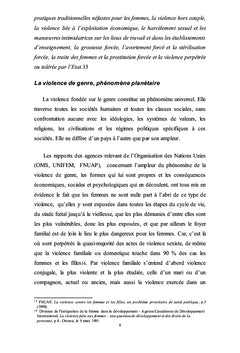 Vécu Différentiel de la Violence de Genre