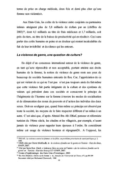 Vécu Différentiel de la Violence de Genre