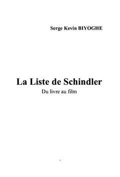 La liste de Schindler