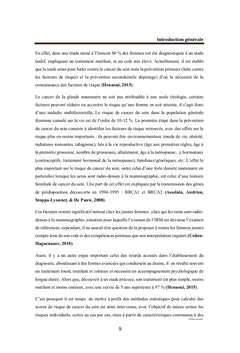 Application du modèle de GAIL chez les femmes de Tlemcen (2017-2018)
