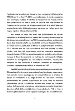 La gestion des risques dans les PME africaines