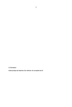 Le guide du concepteur