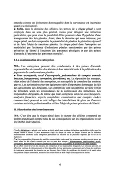 Les infractions spécifiques au droit des affaires dans la modernité