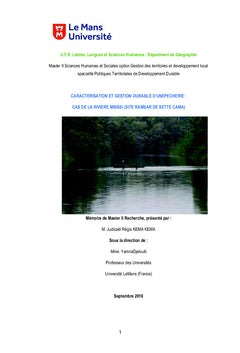 Site Ramsar de Setté Cama (Sud-Ouest du Gabon)