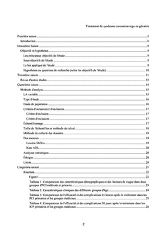 Traitement du syndrome coronarien aigu en gériatrie