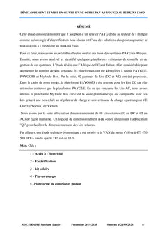 Développement et mise en oeuvre d'une offre Pay As You go