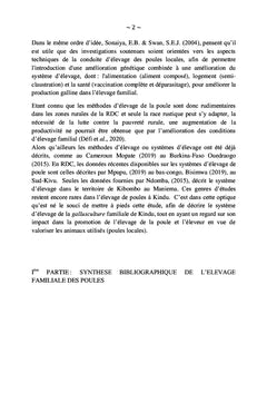 Conduite De L'elevage Familial Des Poules
