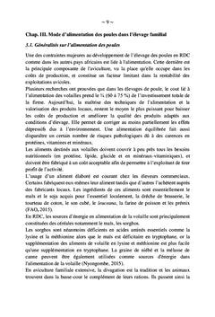 Conduite De L'elevage Familial Des Poules