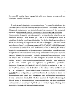 PROBLÉMATIQUE DES JEUNES D'ORIGINE HAÏTIENNE AU QUÉBEC