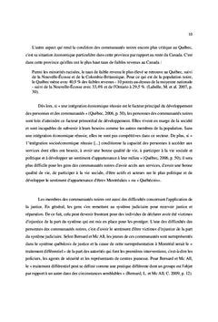 PROBLÉMATIQUE DES JEUNES D'ORIGINE HAÏTIENNE AU QUÉBEC