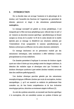 Physiologie de la douleur