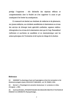 Physiologie de la douleur