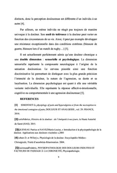 Physiologie de la douleur