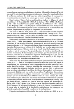 Equations Différentielles Ordinaires
