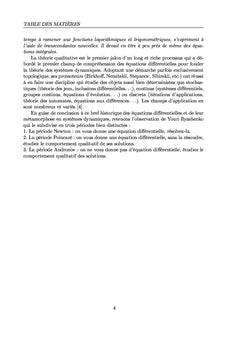 Equations Différentielles Ordinaires
