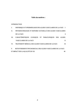 Les algies vasculaires de la face