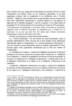 L'exercice du droit de légation passif et actif