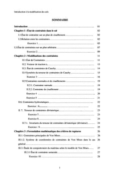 Introduction à la modélisation des sols