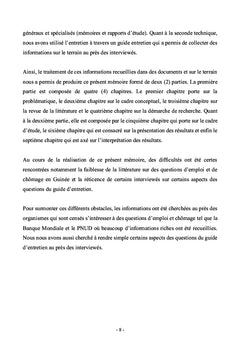 Accès des étudiants sortants des universités guinéennes à l'emploi