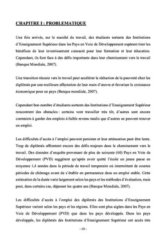 Accès des étudiants sortants des universités guinéennes à l'emploi