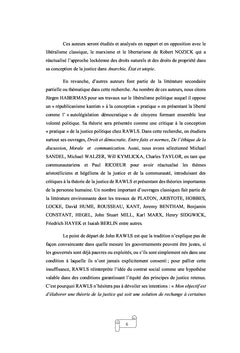 LE DÉFI DE LA JUSTICE CHEZ JOHN RAWLS