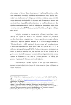 LE DÉFI DE LA JUSTICE CHEZ JOHN RAWLS