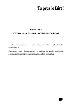 Tu peux le faire !