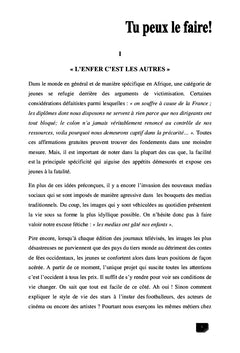 Tu peux le faire !