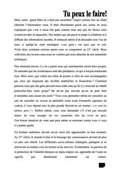 Tu peux le faire !