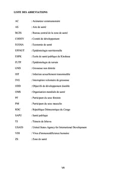 Positions de la population kinoise sur la légalisation des avortements