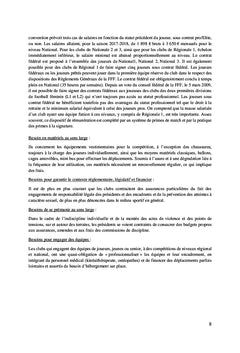 La situation économique du football amateur.