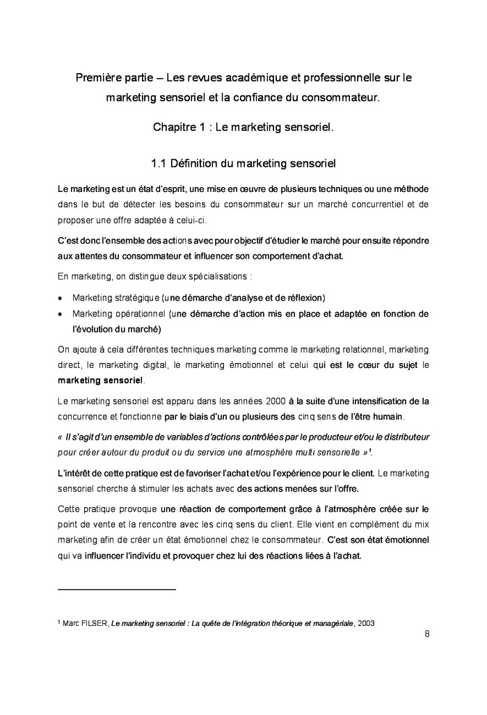 L'impact du marketing sensoriel sur le consommateur