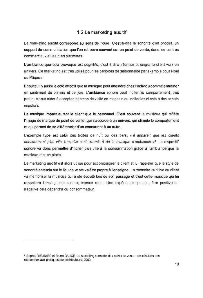 L'impact du marketing sensoriel sur le consommateur