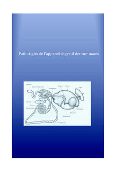 Pathologies des Bovidés