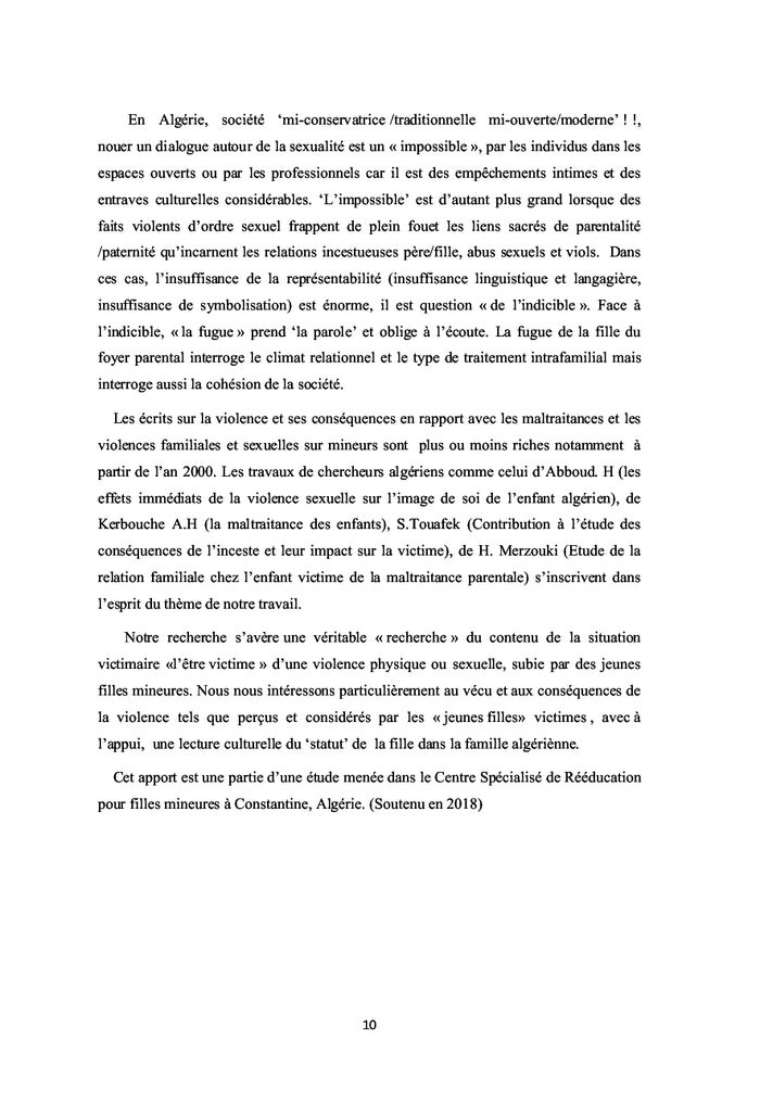 La philosophie de l'honneur et le tabou de la virginité