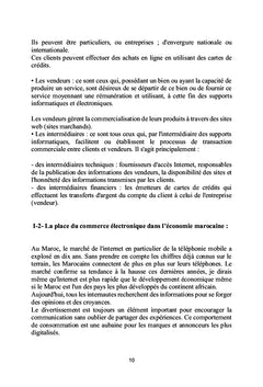 E-Commerce et Confiance des consommateurs en ligne : Cas du Maroc