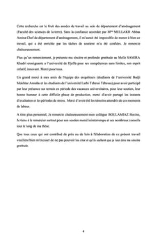 La qualité de vie urbaine et la gestion du territoire