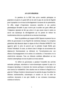 Plaidoyer pour la redynamisation de la normalisation en RD Congo