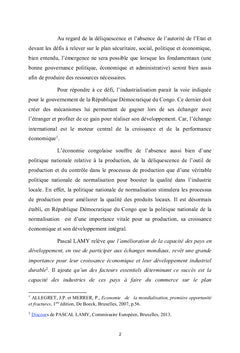 Plaidoyer pour la redynamisation de la normalisation en RD Congo