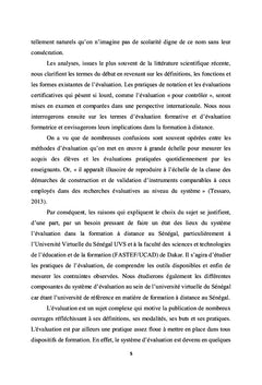 Formation a distance et défis de l'évaluation des apprentissages