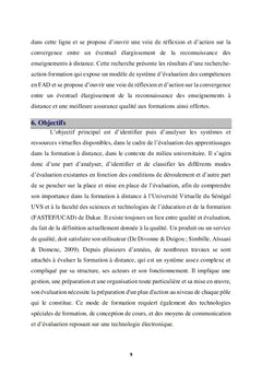 Formation a distance et défis de l'évaluation des apprentissages
