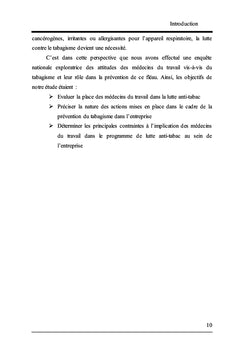Rôle des médecins du travail dans la stratégie de lutte anti-tabac