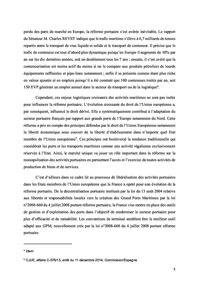 La convention de terminal