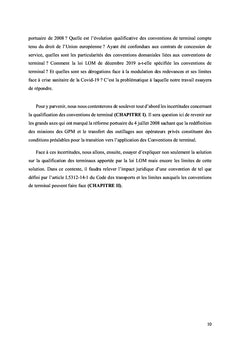 La convention de terminal