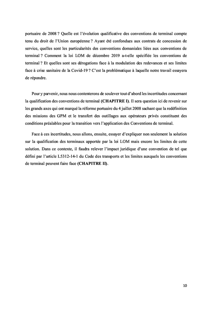 La convention de terminal