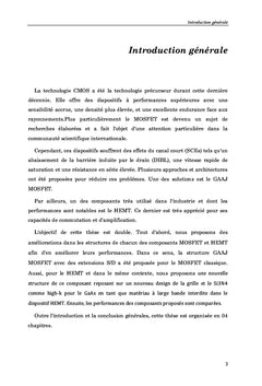 Application des algorithmes génétiques à la modélisation d'un GAAJ MOSFET